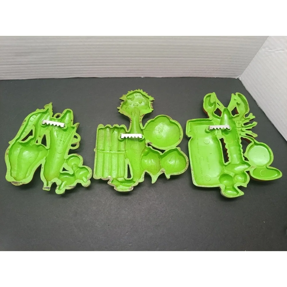 Vintage Homco 1975 Home Interior Wall Plaque Set Garden Vegetable Lobster